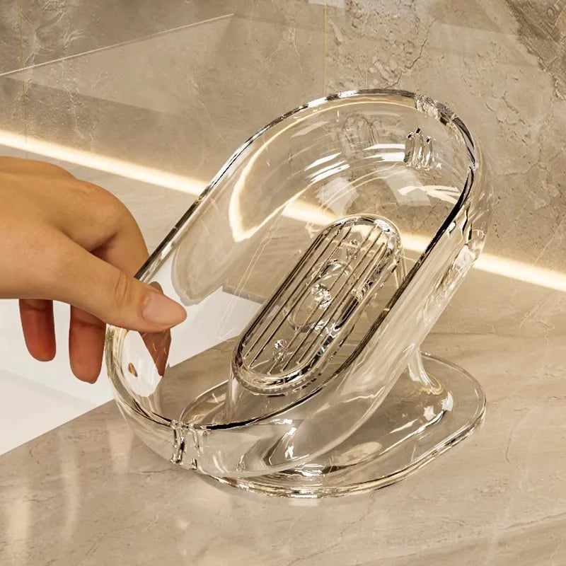 High-value Soap Box Household Large Drain Box Toilet Soap Box Toilet Laundry Soap Rack