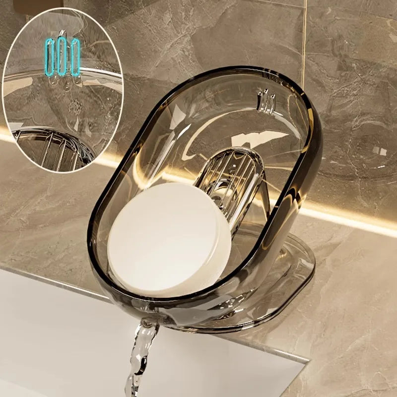 High-value Soap Box Household Large Drain Box Toilet Soap Box Toilet Laundry Soap Rack