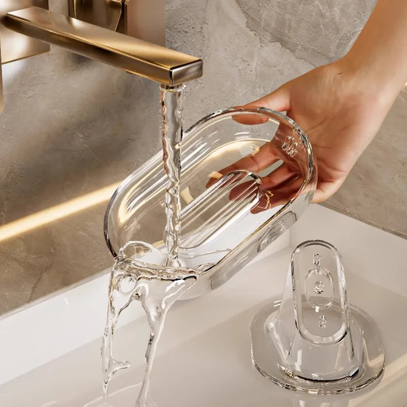 High-value Soap Box Household Large Drain Box Toilet Soap Box Toilet Laundry Soap Rack