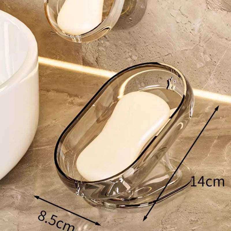 High-value Soap Box Household Large Drain Box Toilet Soap Box Toilet Laundry Soap Rack