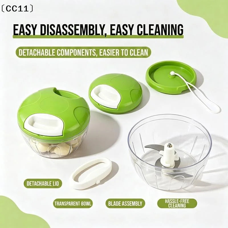 Manual Pull-Cord Food Chopper – 500 mL