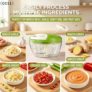 Manual Pull-Cord Food Chopper – 500 mL