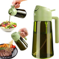 2-in-1 Glass Oil Sprayer and Dispenser – 16 oz